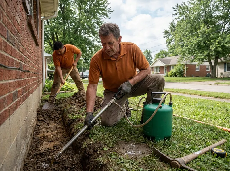 Subterranean Termite Treatment & Trenching in Xenia, OH